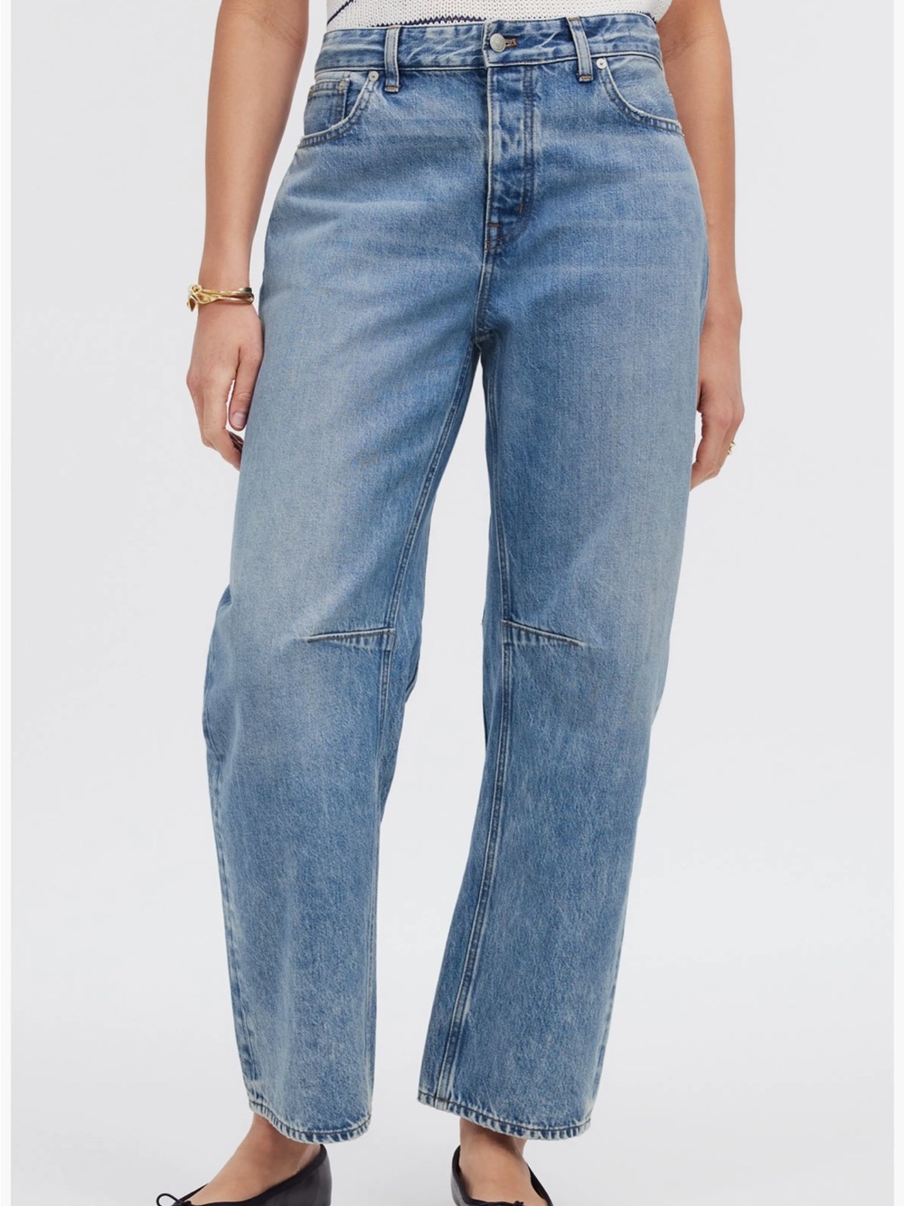 Madewell Darted Barrel Jean